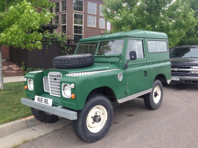 1973 Green Land Rover Defender SUV