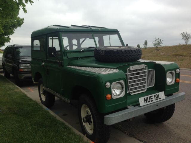 1973 Green Land Rover Defender SUV
