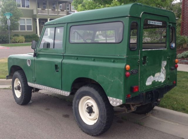 1973 Green Land Rover Defender SUV