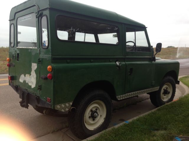 1973 Green Land Rover Defender SUV