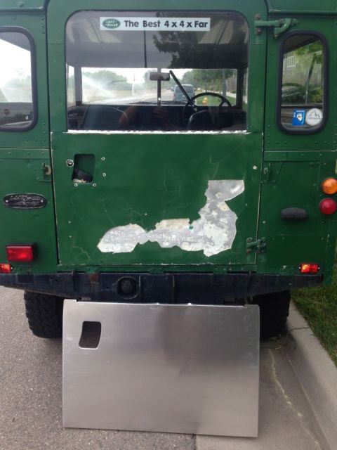 1973 Green Land Rover Defender SUV