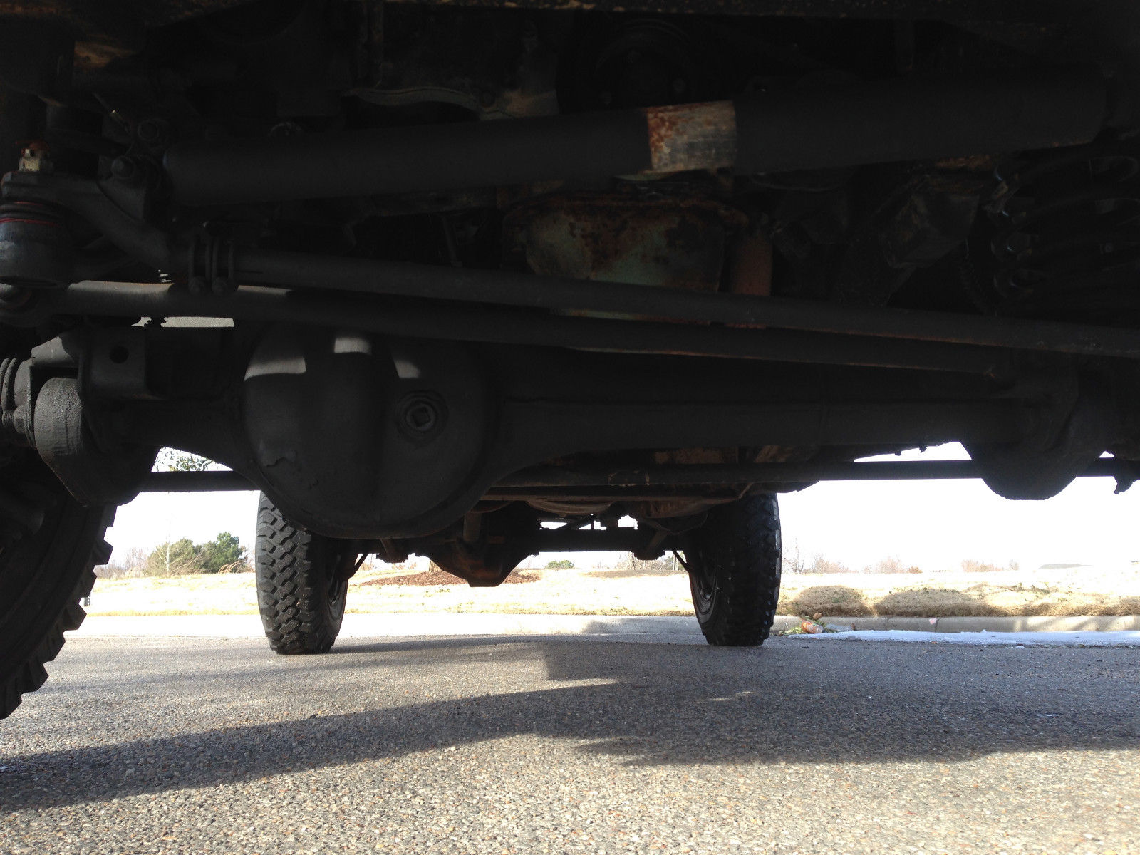 1984 Blue and White Land Rover Defender SUV