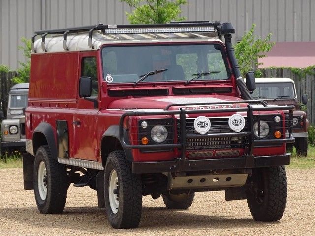 1984 Red Land Rover Defender SUV