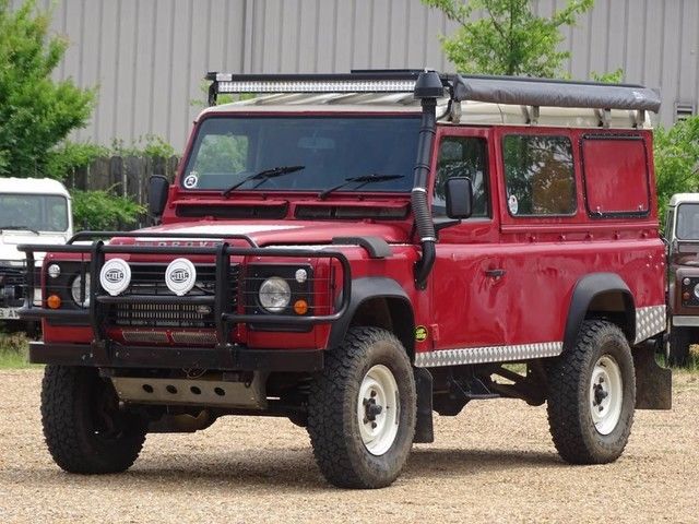 1984 Red Land Rover Defender SUV