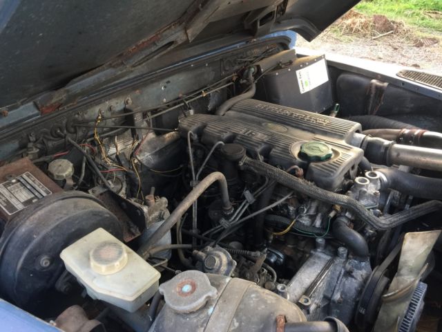 1988 Blue Land Rover Defender SUV