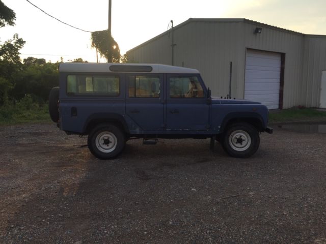 1988 Blue Land Rover Defender SUV
