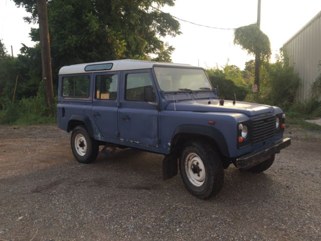 1988 Blue Land Rover Defender SUV