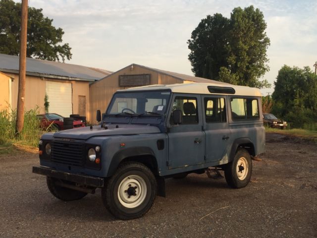 1988 Blue Land Rover Defender SUV