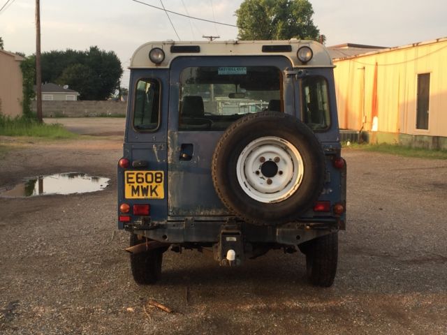 1988 Blue Land Rover Defender SUV