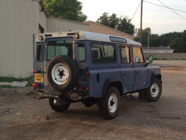 1988 Blue Land Rover Defender SUV