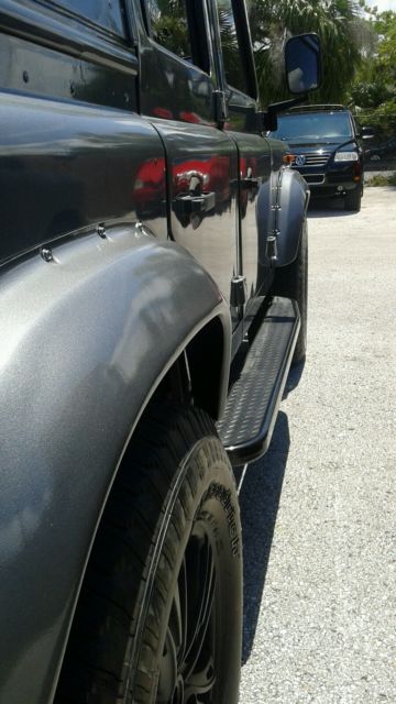 1987 Grey and Black Land Rover Defender SUV