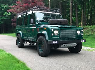 1989 Green Land Rover Defender