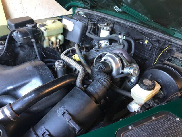 1989 Green Land Rover Defender