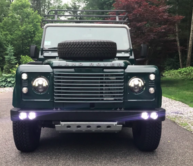 1989 Green Land Rover Defender
