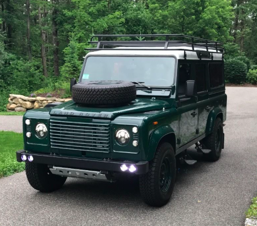 1989 Green Land Rover Defender