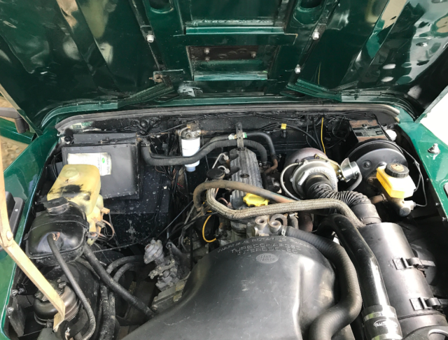 1989 Green Land Rover Defender