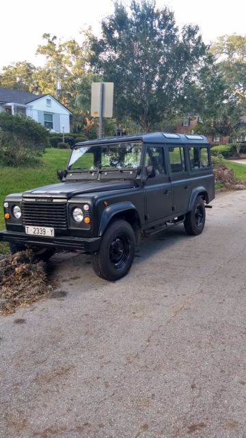 1989 Black Land Rover Defender SUV