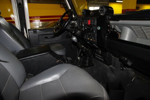 1990 White Land Rover Defender SUV