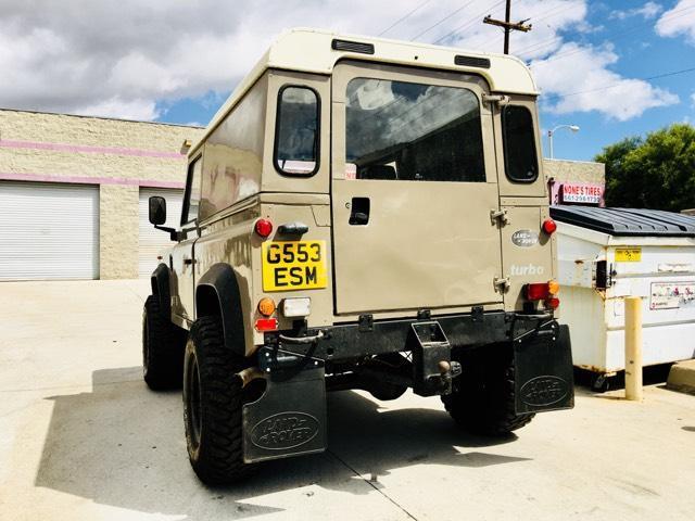 1980 Tan Land Rover Defender