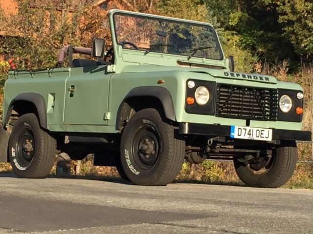 1991 Heritage Green Land Rover Defender Convertible