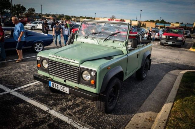 1991 Heritage Green Land Rover Defender Convertible