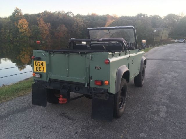 1991 Heritage Green Land Rover Defender Convertible