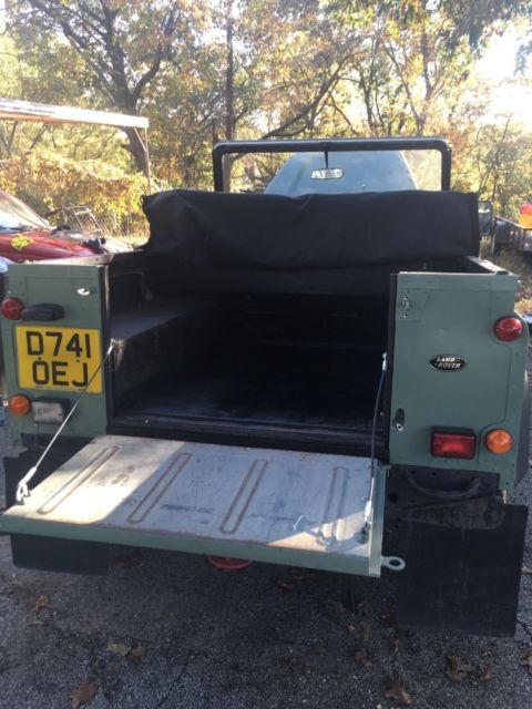 1991 Heritage Green Land Rover Defender Convertible