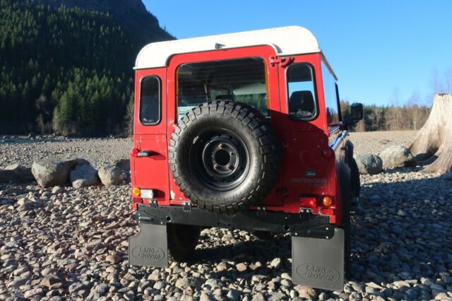 1994 Red Land Rover Defender