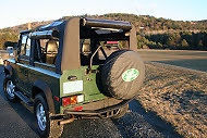 1994 Coniston Green Land Rover Defender Convertible