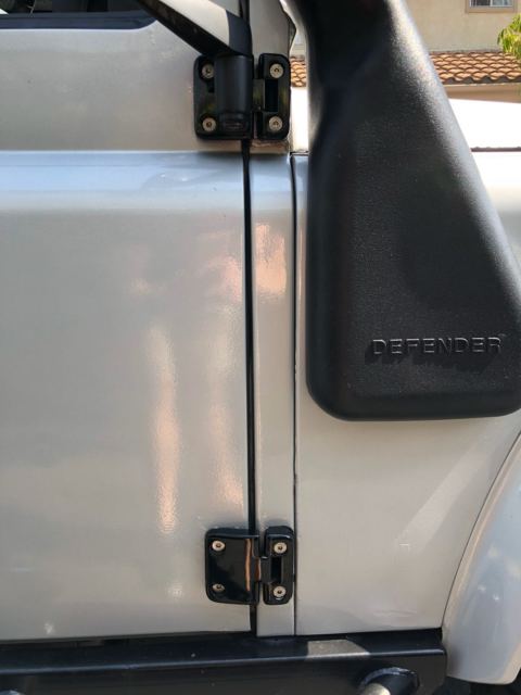 1993 Silver / Black Land Rover Defender Standard Cab Pickup