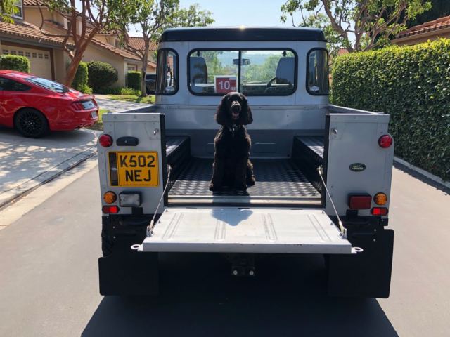 1993 Silver / Black Land Rover Defender Standard Cab Pickup