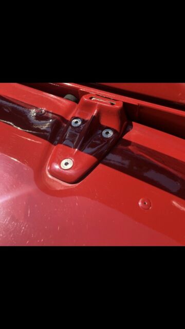 1991 Portofino Red Land Rover Defender