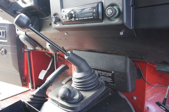 1985 Red Land Rover Defender SUV