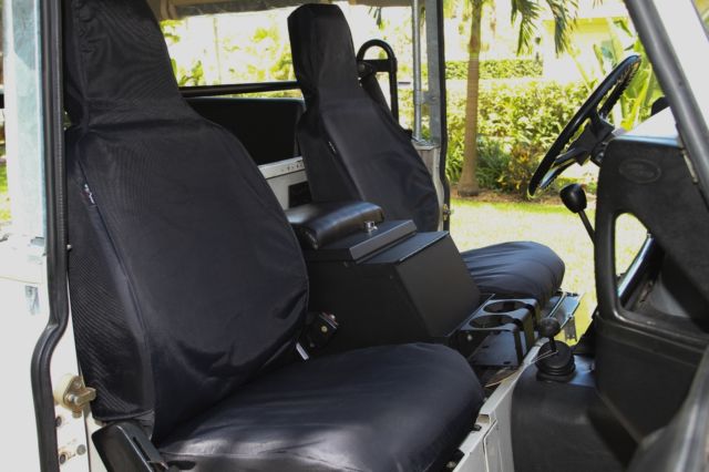 1987 ivory Land Rover Defender Convertible