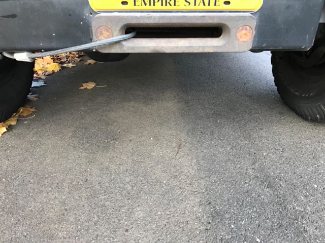 1993 Gray Land Rover Defender