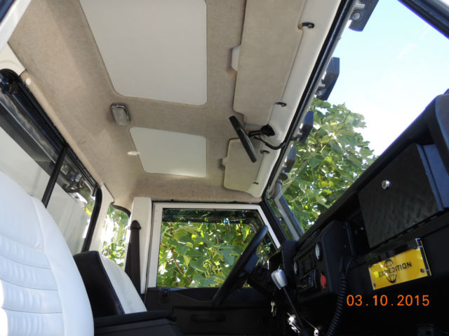 1988 White Land Rover Defender Cab & Chassis