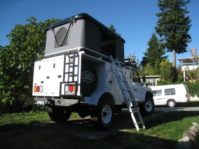 1988 White Land Rover Defender Cab & Chassis