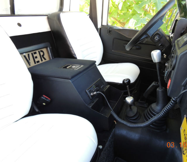 1988 White Land Rover Defender Cab & Chassis