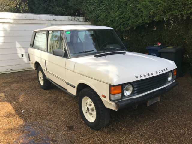 1992 White Land Rover Range Rover 2 Door