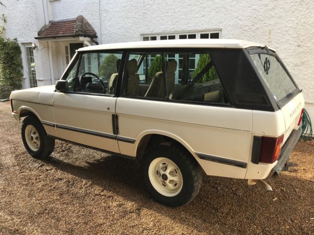1992 White Land Rover Range Rover 2 Door