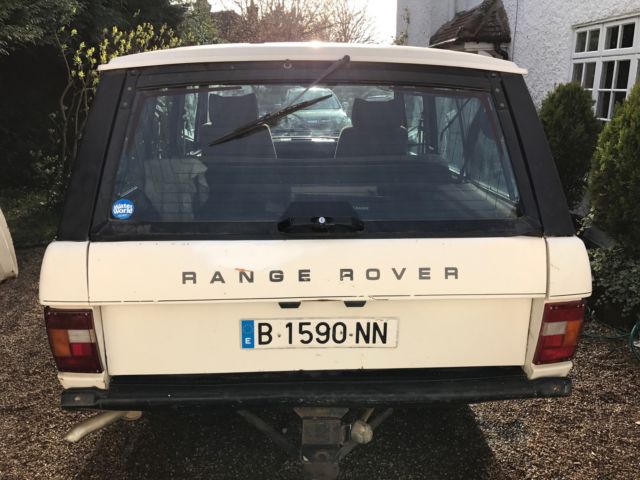 1992 White Land Rover Range Rover 2 Door