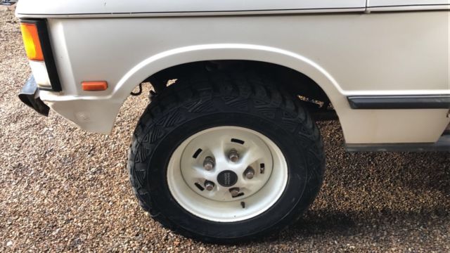 1992 White Land Rover Range Rover 2 Door