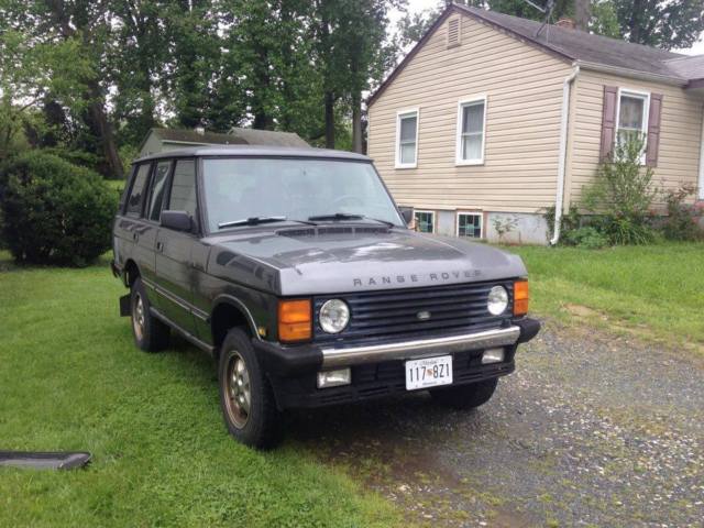 1990 Gray Land Rover Range Rover SUV
