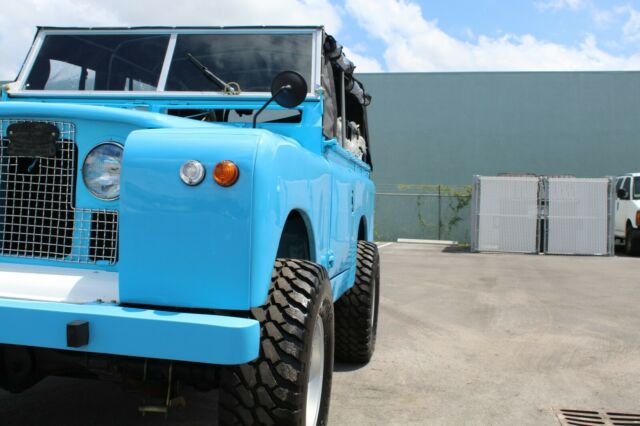 1966 Blue Land Rover series II