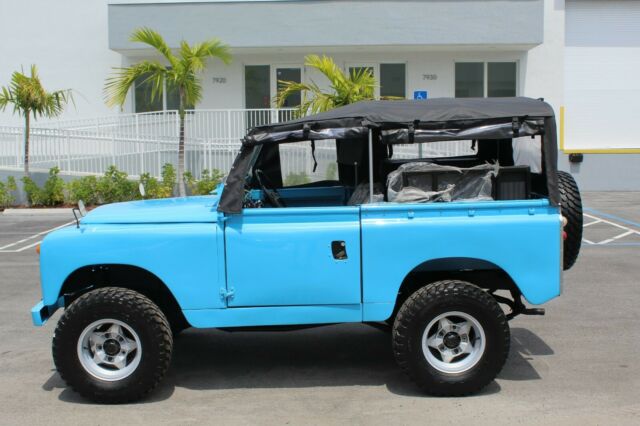 1966 Blue Land Rover series II