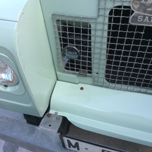 1965 green Land Rover series 2a