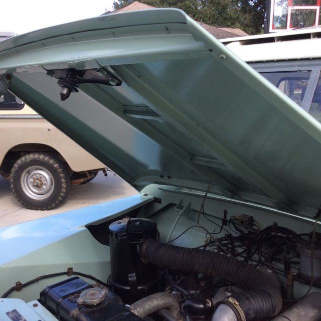 1965 green Land Rover series 2a