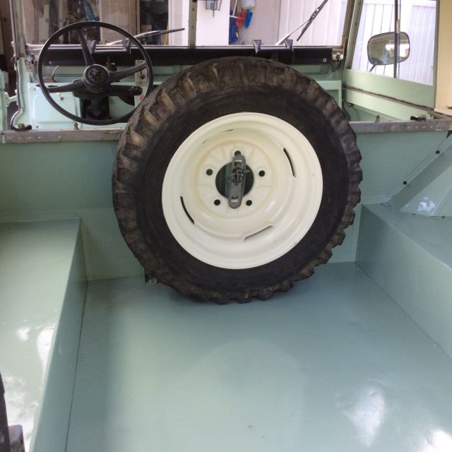 1965 green Land Rover series 2a