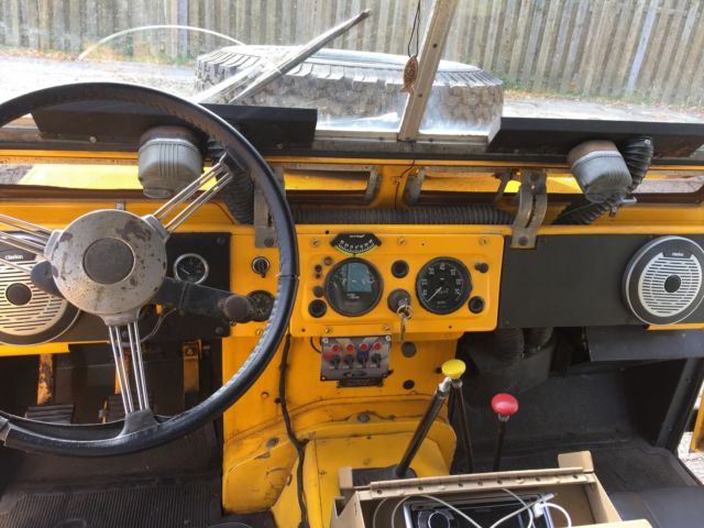 1964 Yellow Land Rover Defender Wagon
