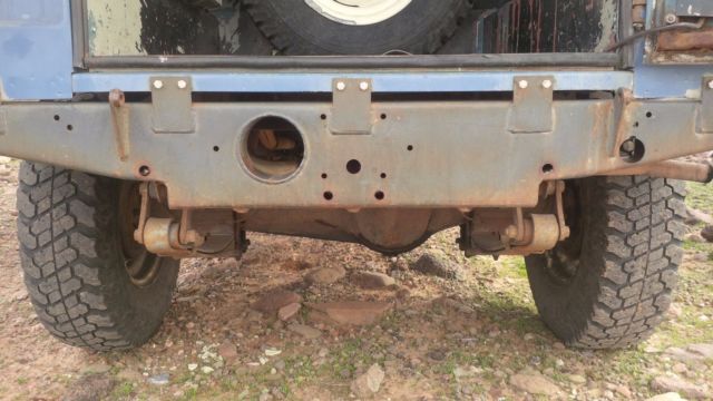 1970 Blue Land Rover Defender SUV